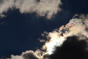 白馬五竜アルプス平から見た彩雲